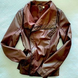 Black Swan Faux Leather Jacket